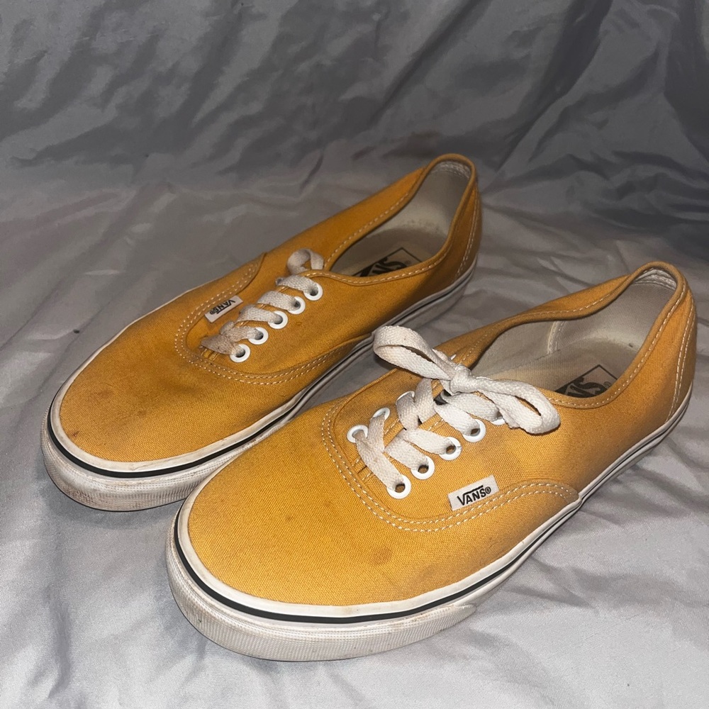 Yellow Vans Authentic